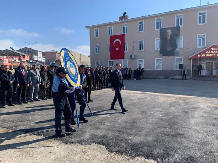 18 Mart Çanakkale Zaferi, Şehitleri Anma Günü Ve Karayazı İlçemizin Düşman İşgalinden Kurtuluşu Kapsamında Çelenk Sunma Programı