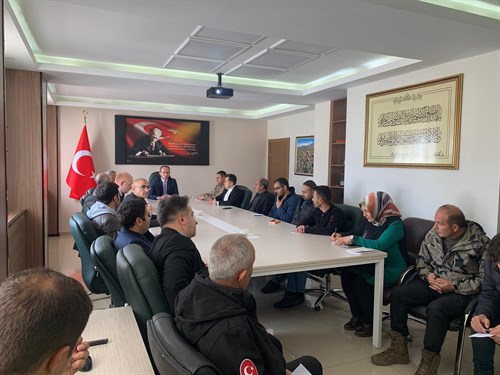 2023-2024 Yılı Kış Mevsimi Tedbirleri ve Kış Trafik Tedbirleri Toplantısı.